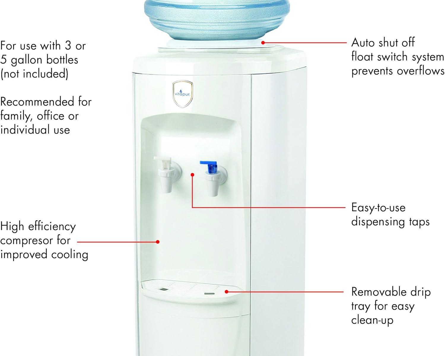 Vitapur Top Load Floor Standing Water Dispenser (Room and Cold)