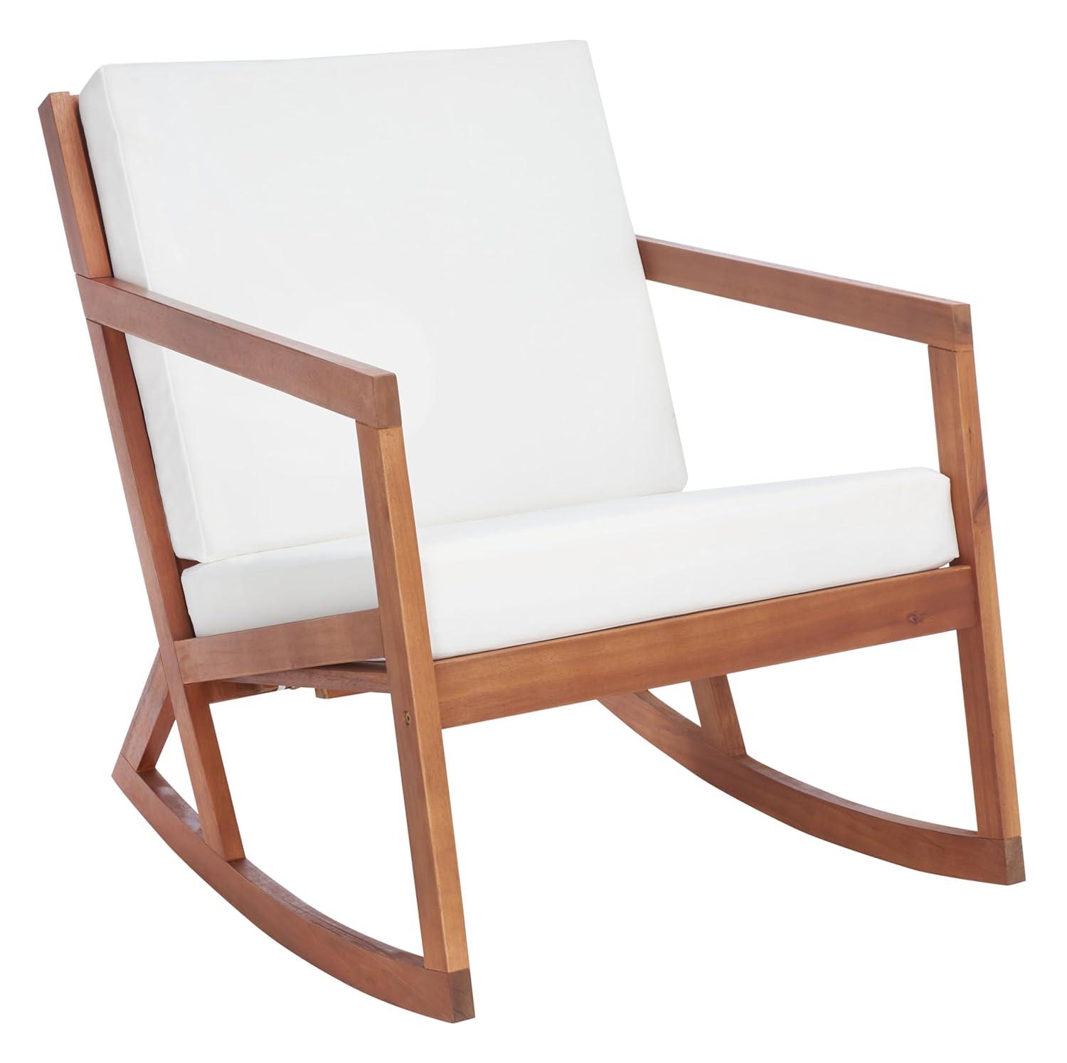 Vernon Rocking Chair Indoor/Outdoor - PAT7013 - Natural/Beige - Safavieh