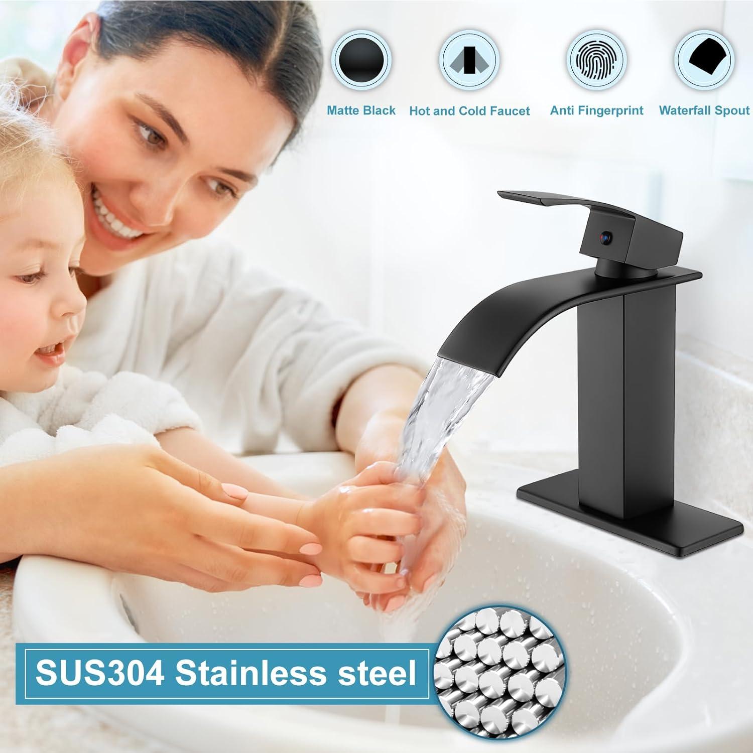 Single-Hole Single-handle Bathroom Faucet