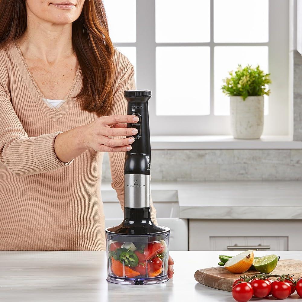 Emeril Lagasse Blender & Beyond: As Seen on TV, Immersion Blender, Adjustable Speed, Dishwasher-Safe, Black