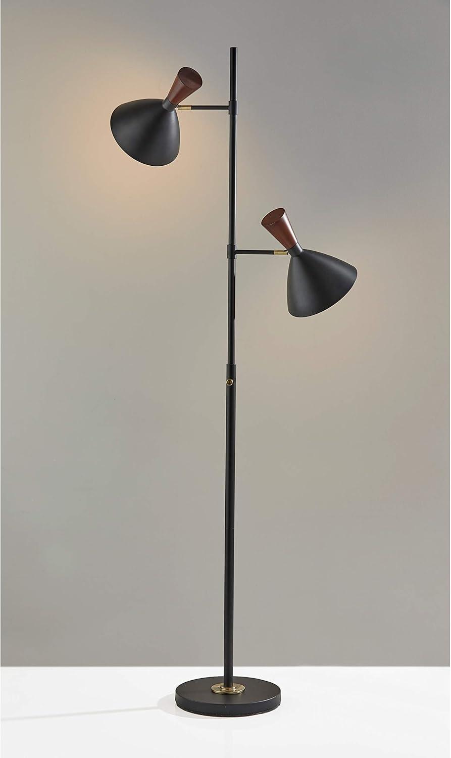 Ravenna Metal 2-Light Floor Lamp (67")
