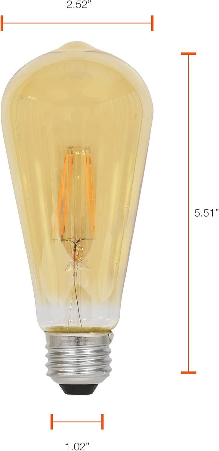 Sylvania 75351 Vintage LED Light Bulb, 4.5 Watts, 120 Volts