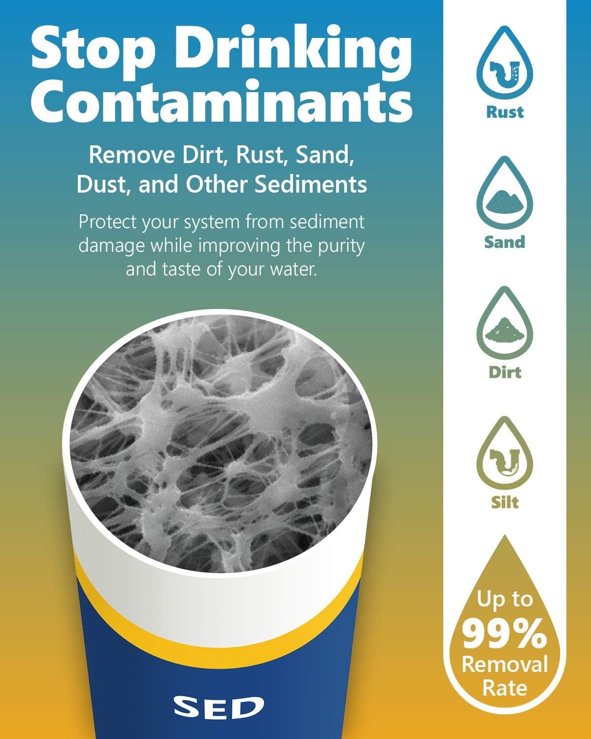 1 Year Elite RO Alkaline Reverse Osmosis System Replacement Filter Set ? 5 Easy Change Quick Twist filters with Alkaline Filter for added Essential Minerals ? 100 GPD RO Membrane