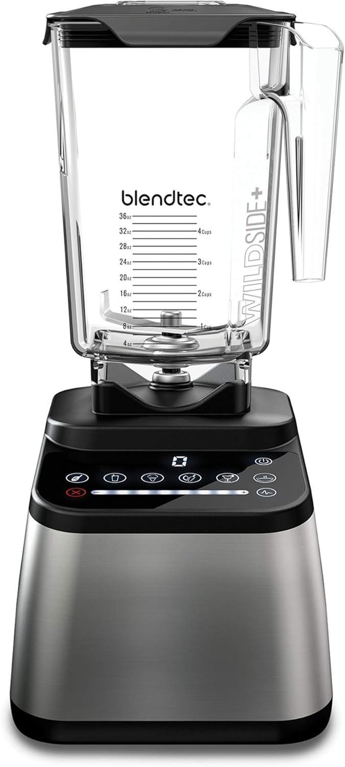 Blendtec 90 oz Stainless Steel Countertop Blender with WildSide+ Jar