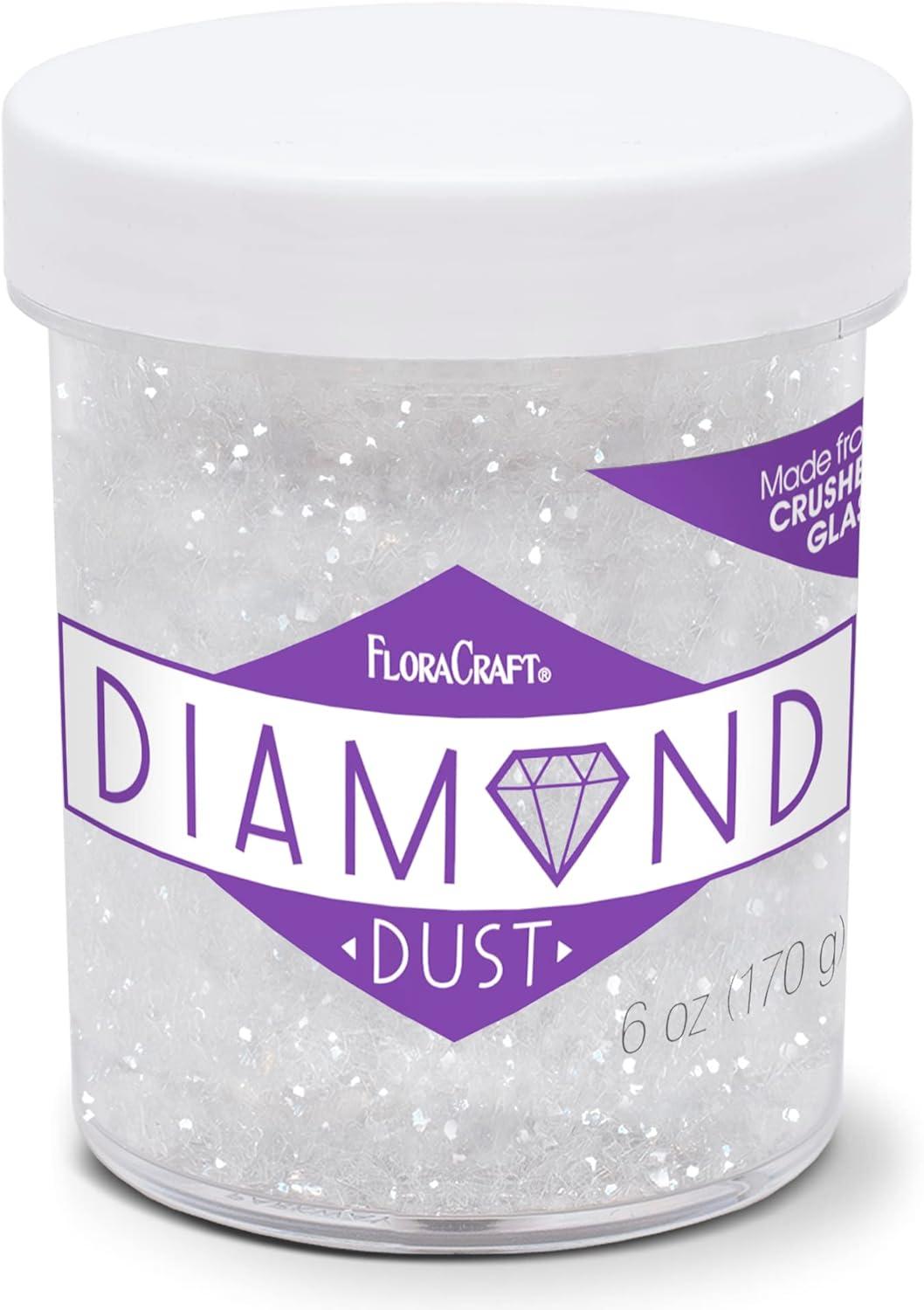 Twinklets Diamond Dust Clear Glass Glitter 6 oz