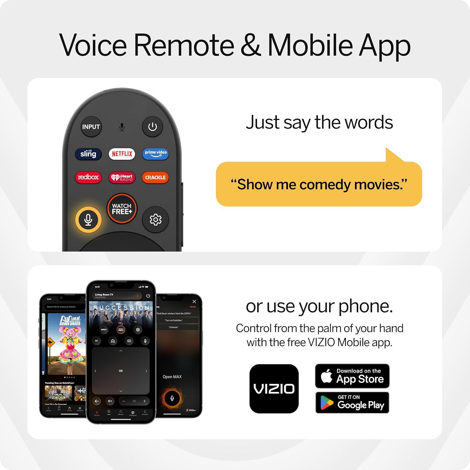 VIZIO 65" Class Quantum 4K QLED HDR Smart TV (NEW) M65Q6-L4