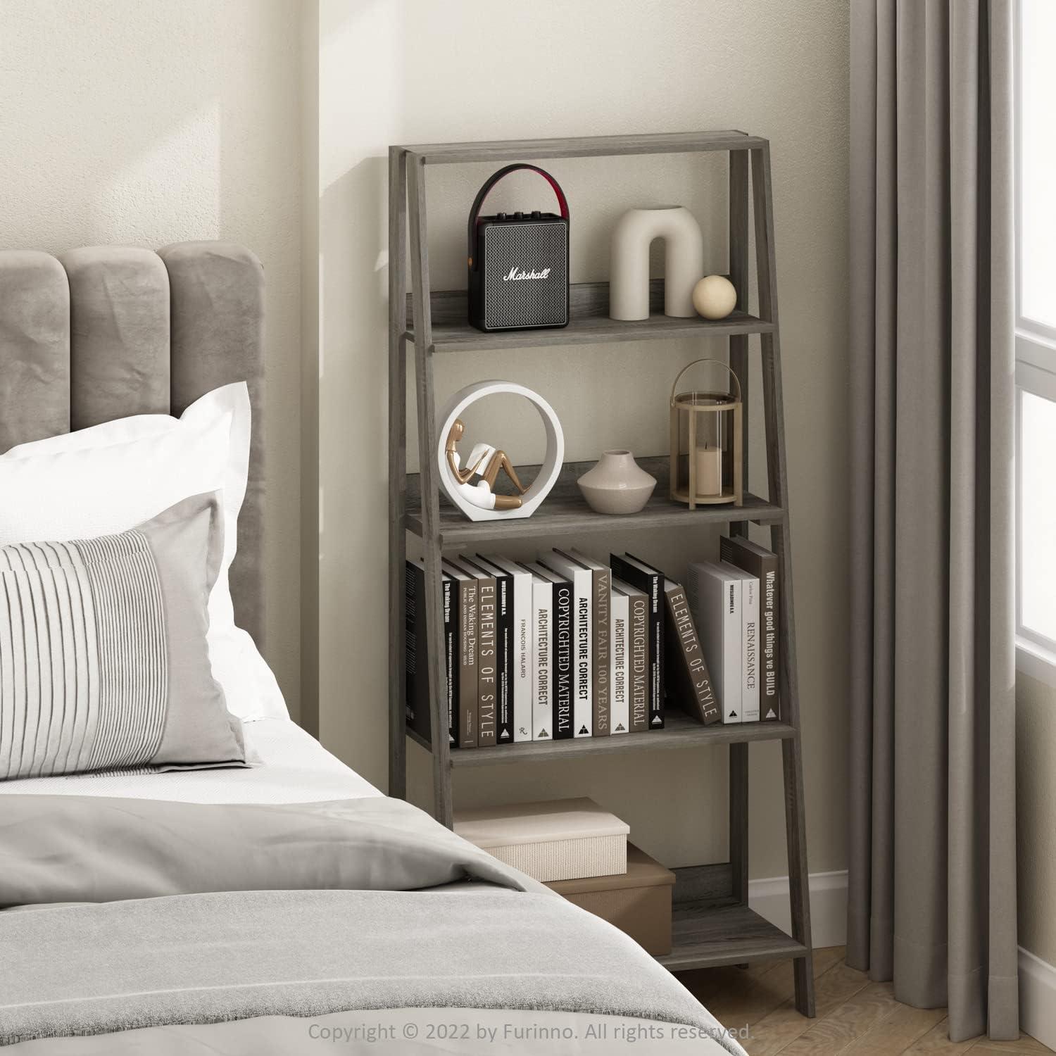 AKLOV 5-Tier Ladder Bookcase Display Shelf