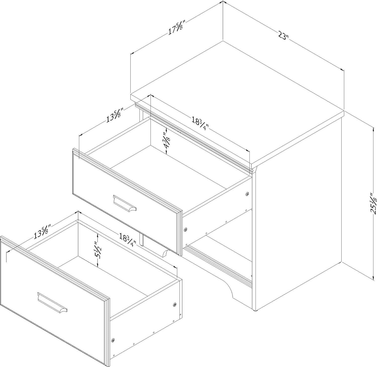 Versa 2 - Drawer Nightstand