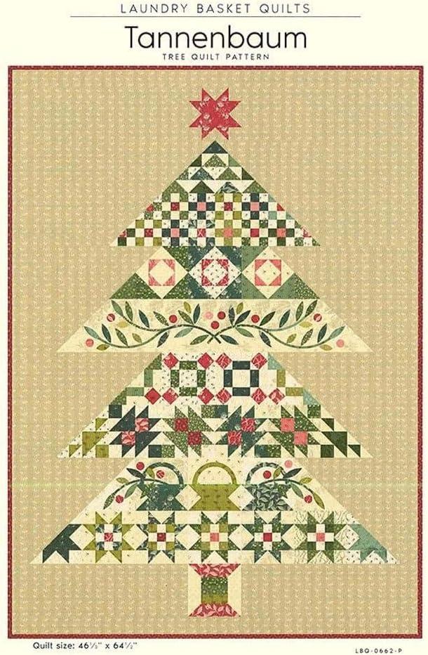 Tannenbaum Tree Quilt Pattern by Edyta Sitar Laundry Basket Quilts