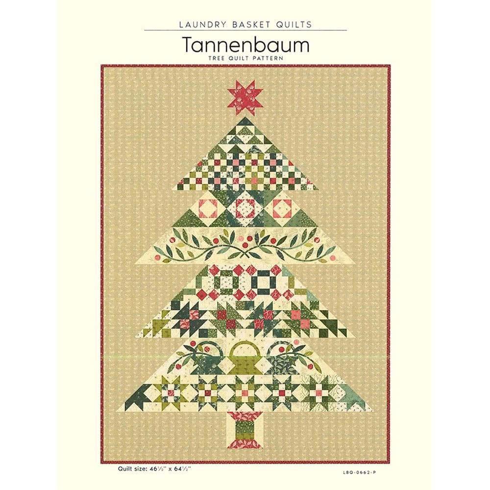 Tannenbaum Tree Quilt Pattern by Edyta Sitar Laundry Basket Quilts