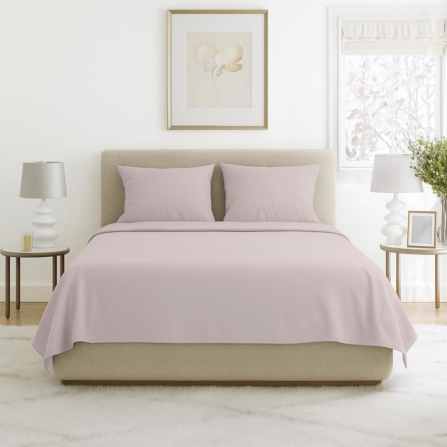 Lavish Home Series 1200 Brushed Microfiber Sheet Set - Wrinkle, Stain & Fade Resistant Bed Linens & Pillowcases