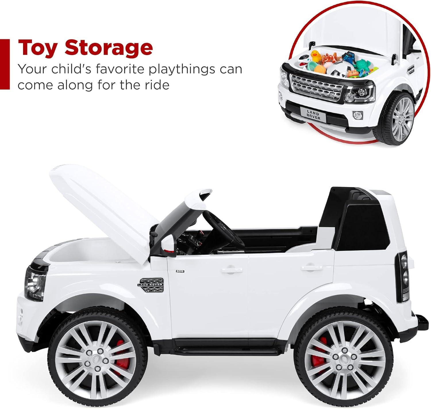 Best Choice Products 12V 3.7 MPH 2-Seater Licensed Land Rover Ride On Car Toy w/ Parent Remote Control