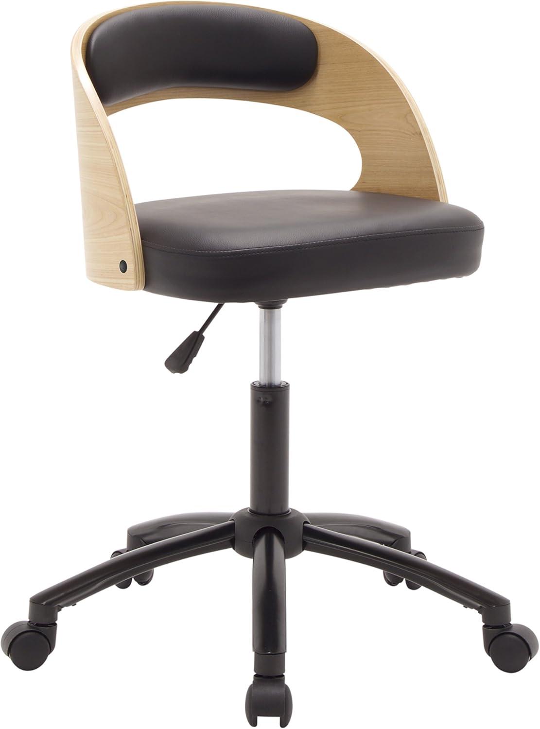 Ashwood Task Chair Black/Ashwood - Calico Designs