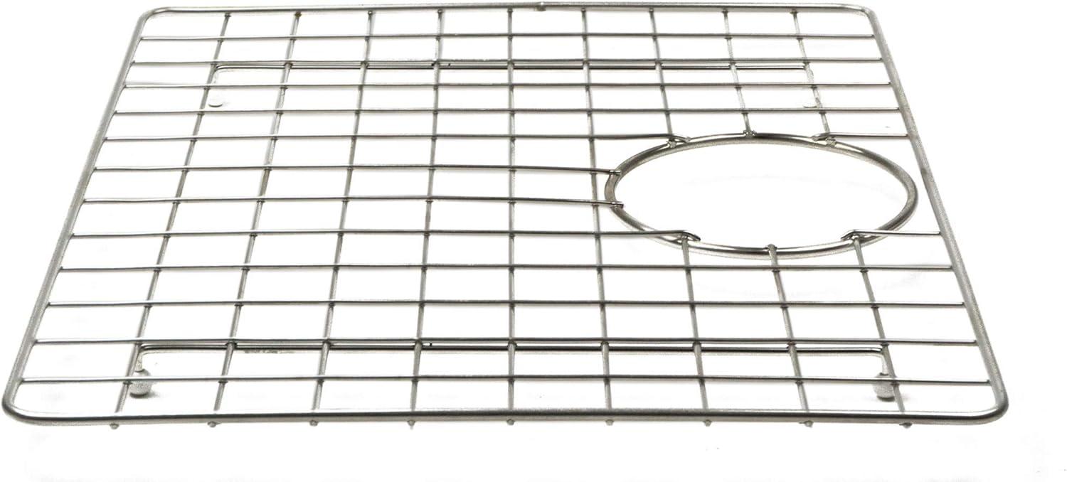 Brushed Stainless Steel Sink Grid with Plastic Feet