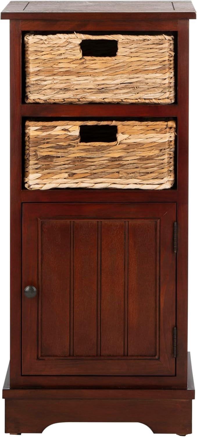 Connery Cabinet - AMH5742 - Cherry - Safavieh Couture