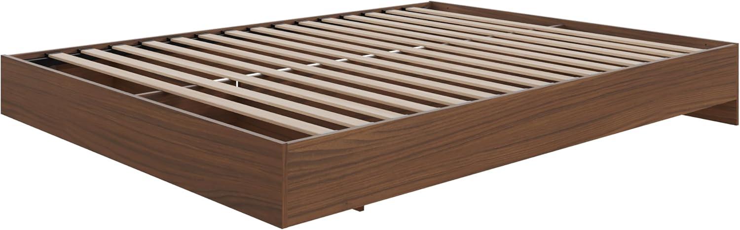 Homestock Country Cottage 345431 Full Size Platform Bed, Walnut