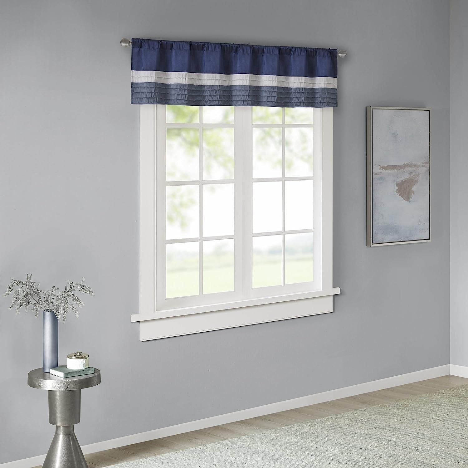 Amherst Polyoni Pintuck Window Valance