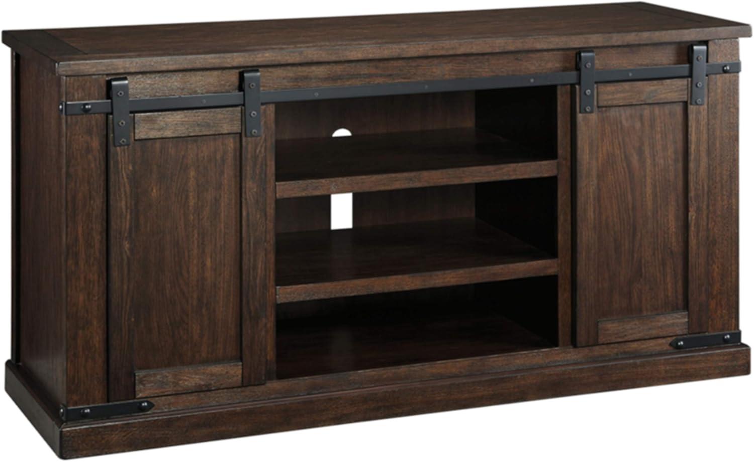 Ashley Furniture Budmore 60"" TV Stand in Rustic Brown