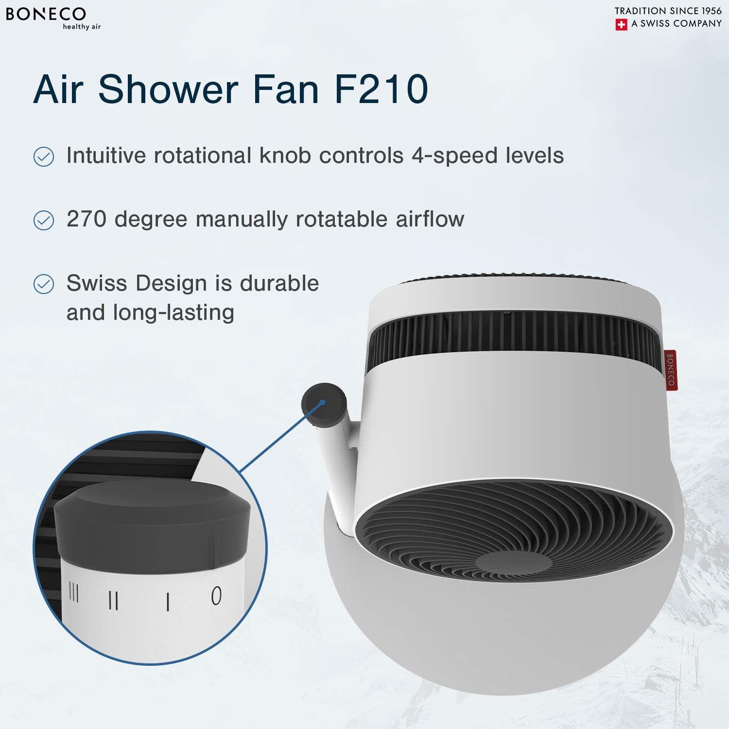 BONECO F210 Desktop Floor Air Shower Fan (Air Circulator)