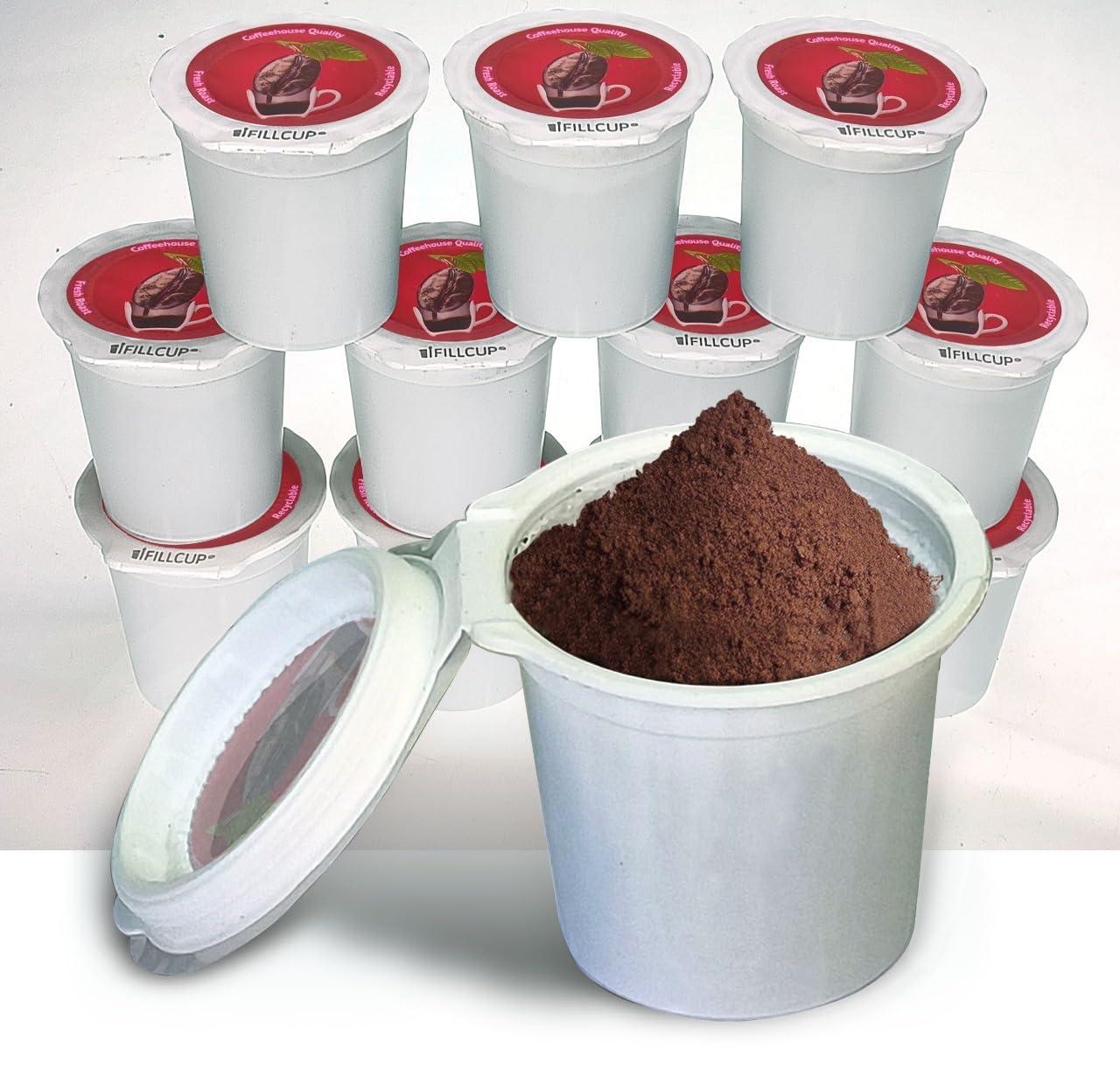iFillCup Pods – 42 pack Fillable and Reusable Pods for use in Keurig brewers. Zero sediment Gold Medal Champion coffee quality. Universally compatible in single and multi-needle brewers. | Red