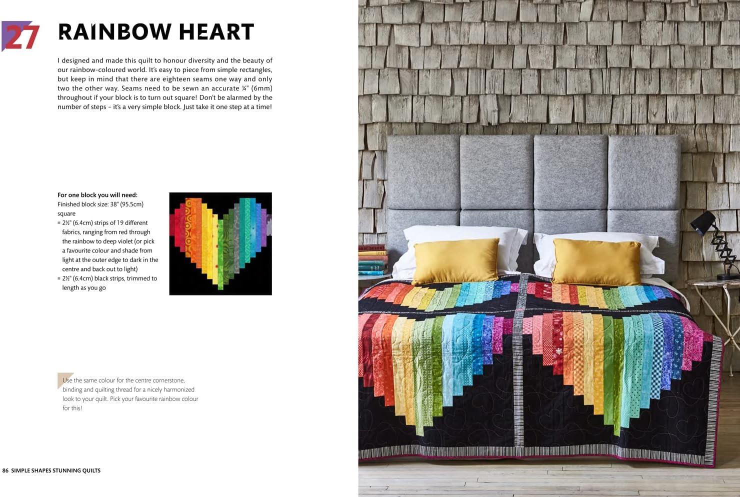 Simple Shapes Stunning Quilts: 100 Designs to Sew for Patchwork Perfection (Hardcover)