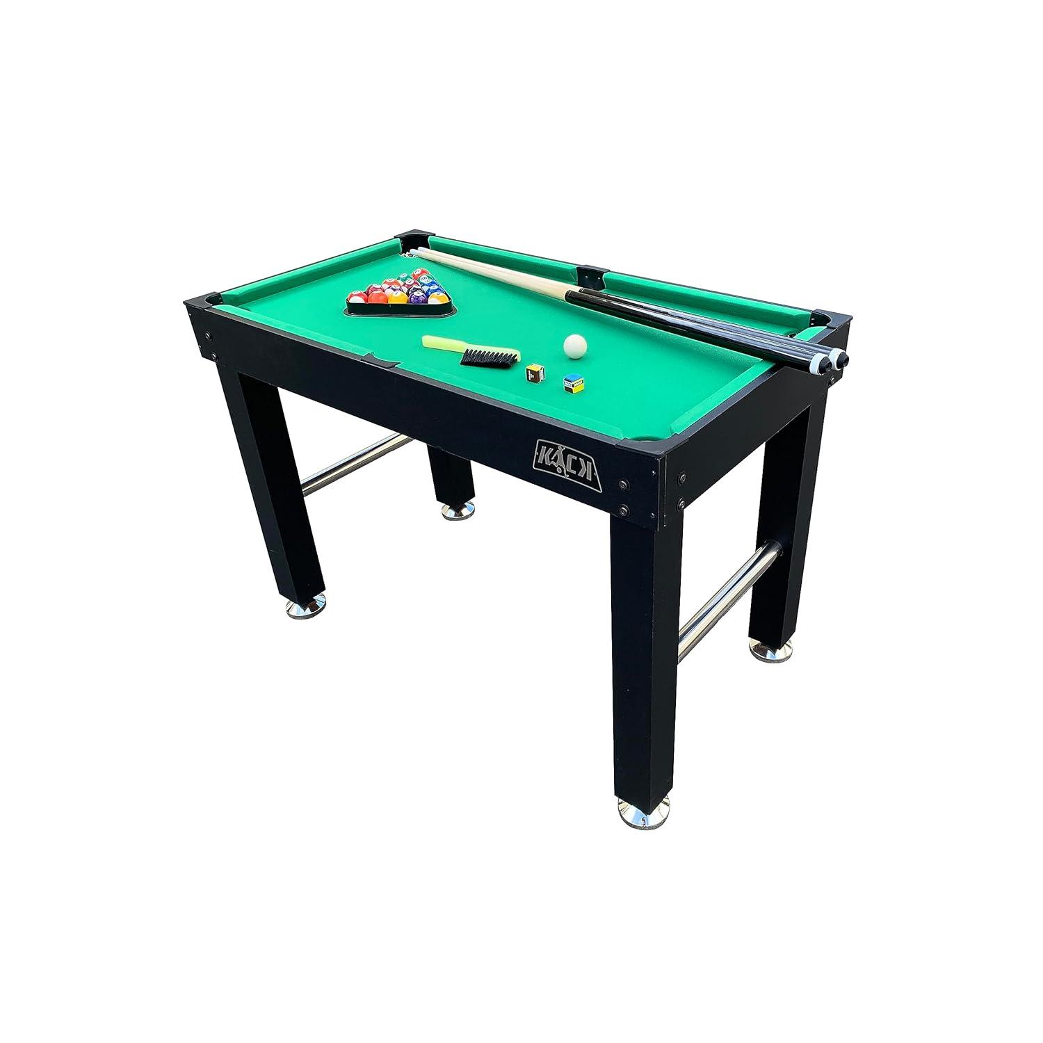 KICK Foosball Tables KICK Hexad 48″ 6-in-1 Multi Game Table Combo Arcade Set for Home, Game Room, Friends & Family