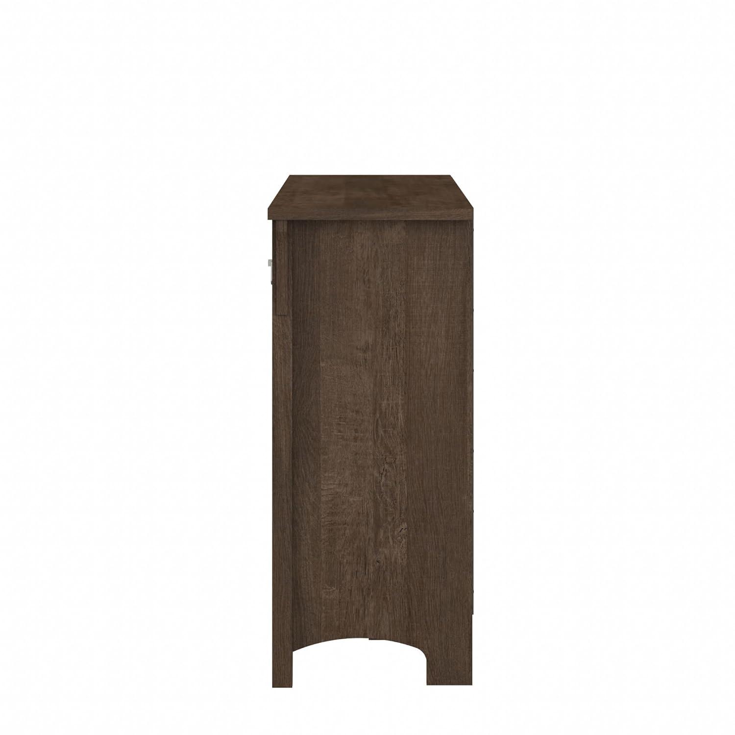 Bush Furniture Salinas Accent Storage Cabinet with Doors, Ash Brown