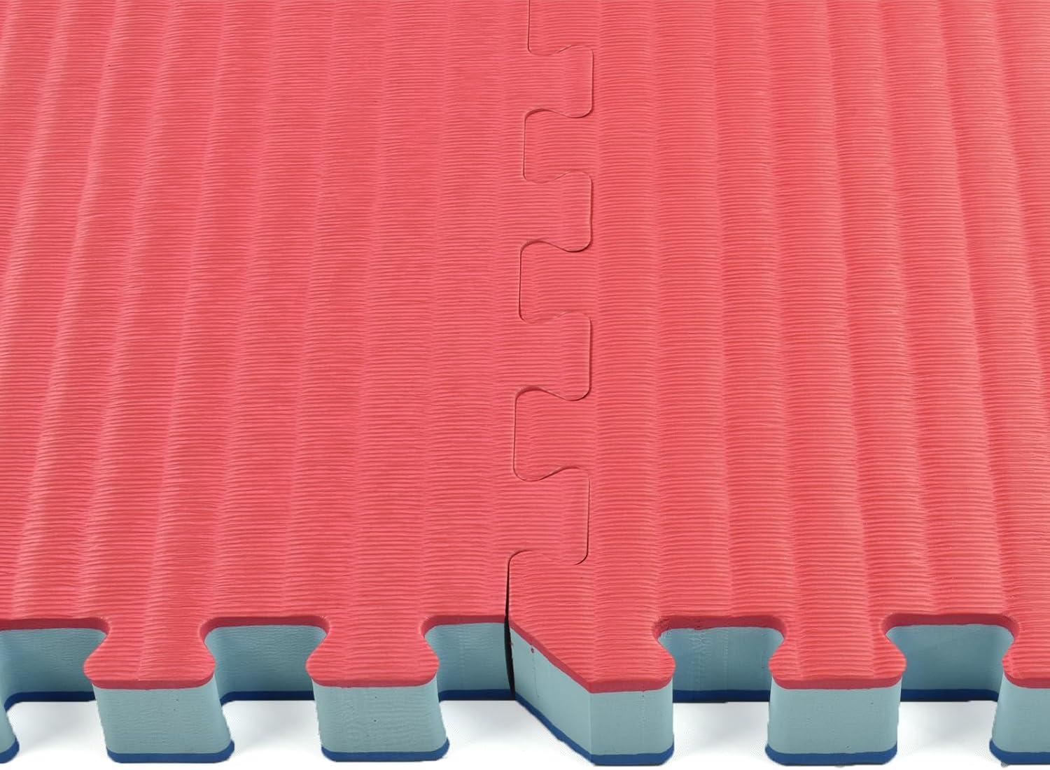 Greatmats Home BJJ MMA Puzzle Mats for Judo, Jiu Jitsu, Black/Gray Tatami finish 10 Pack, 2x2 ft x 1.5 inch