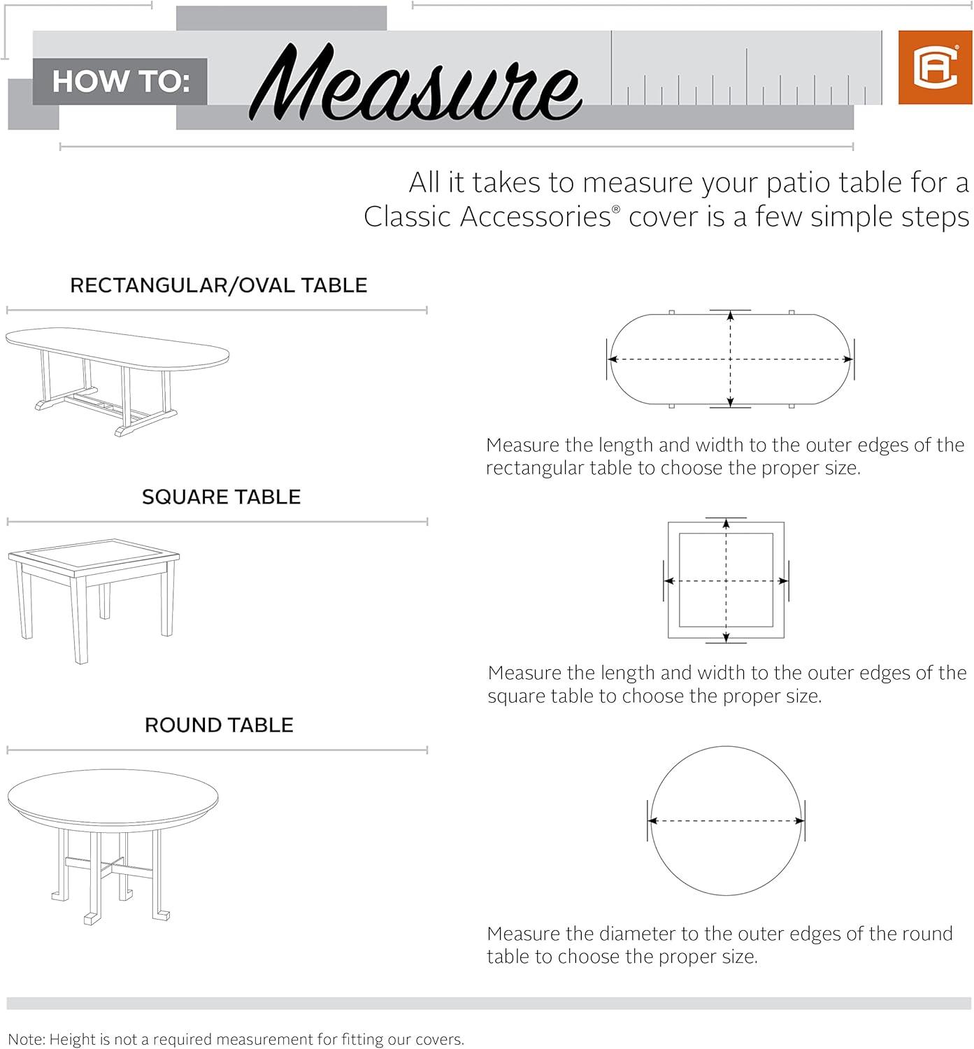 Veranda Outdoor Patio Table Cover