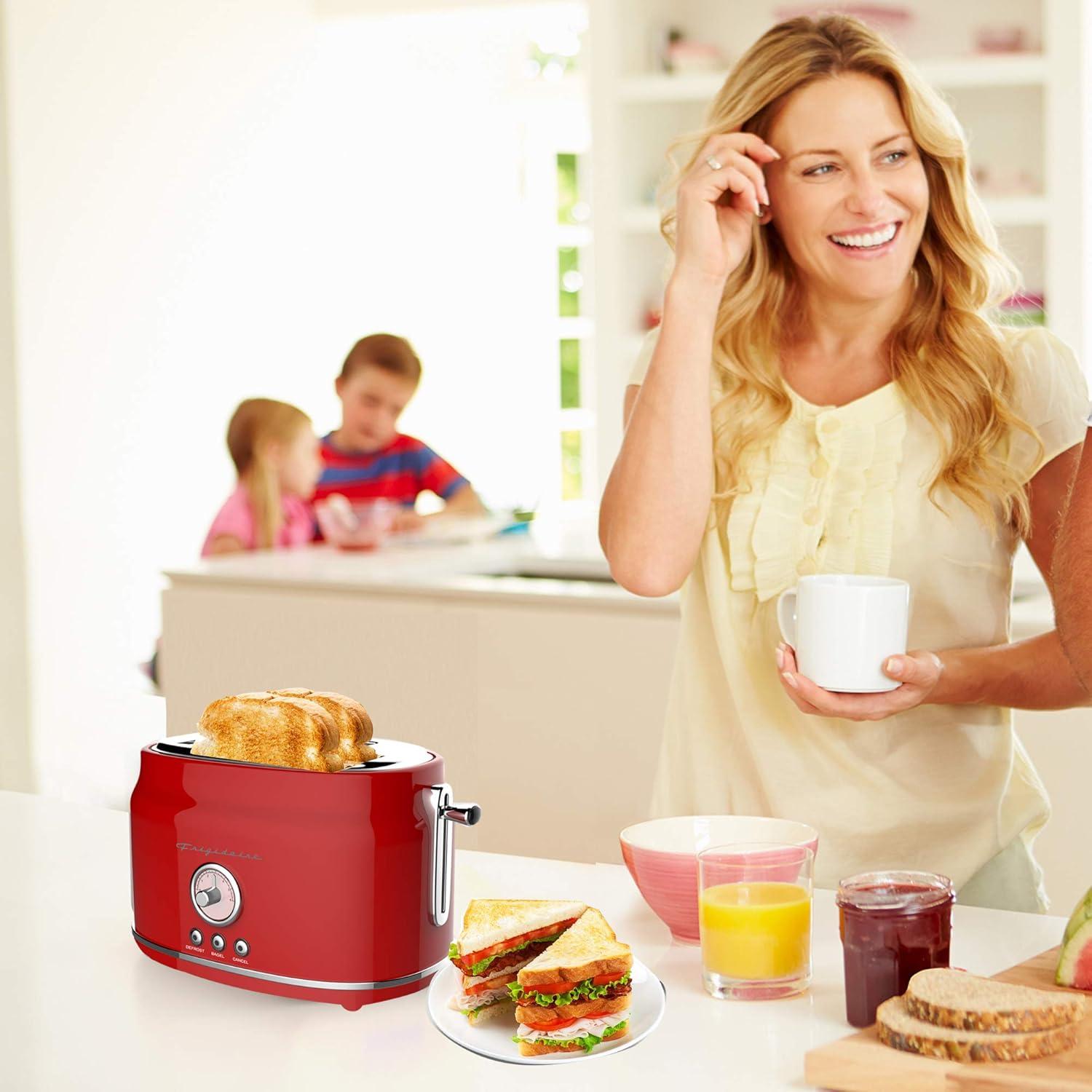 Culinary Chef, 2 Slice Toaster, Retro Design