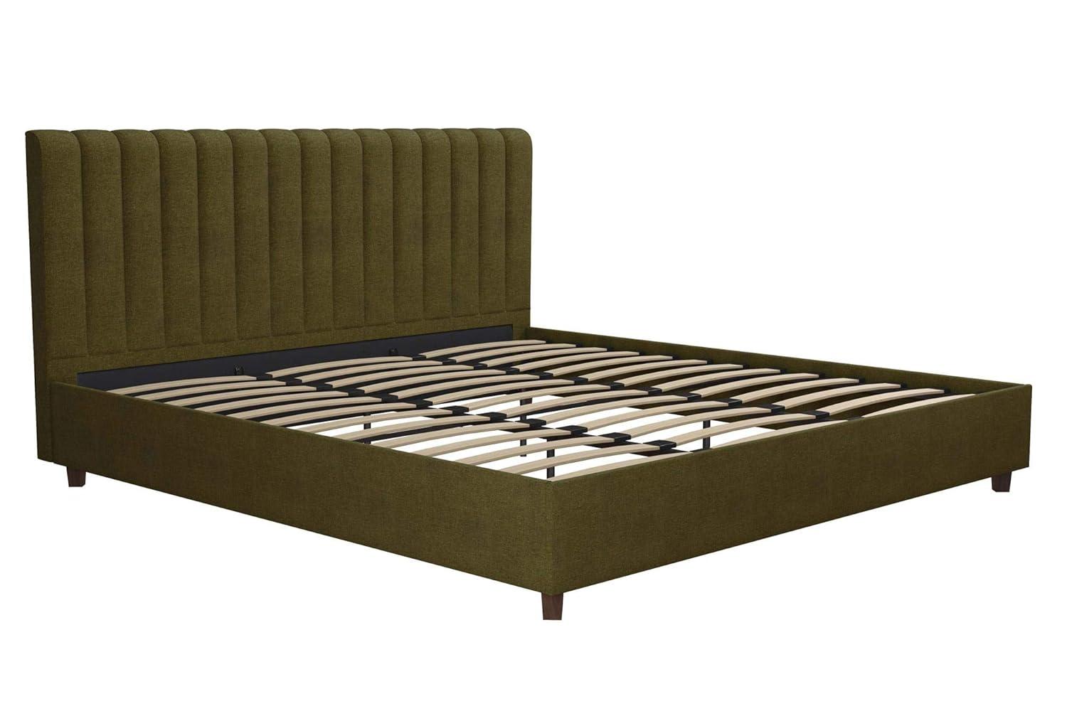 Brittany Tufted Upholstered Platform Bed