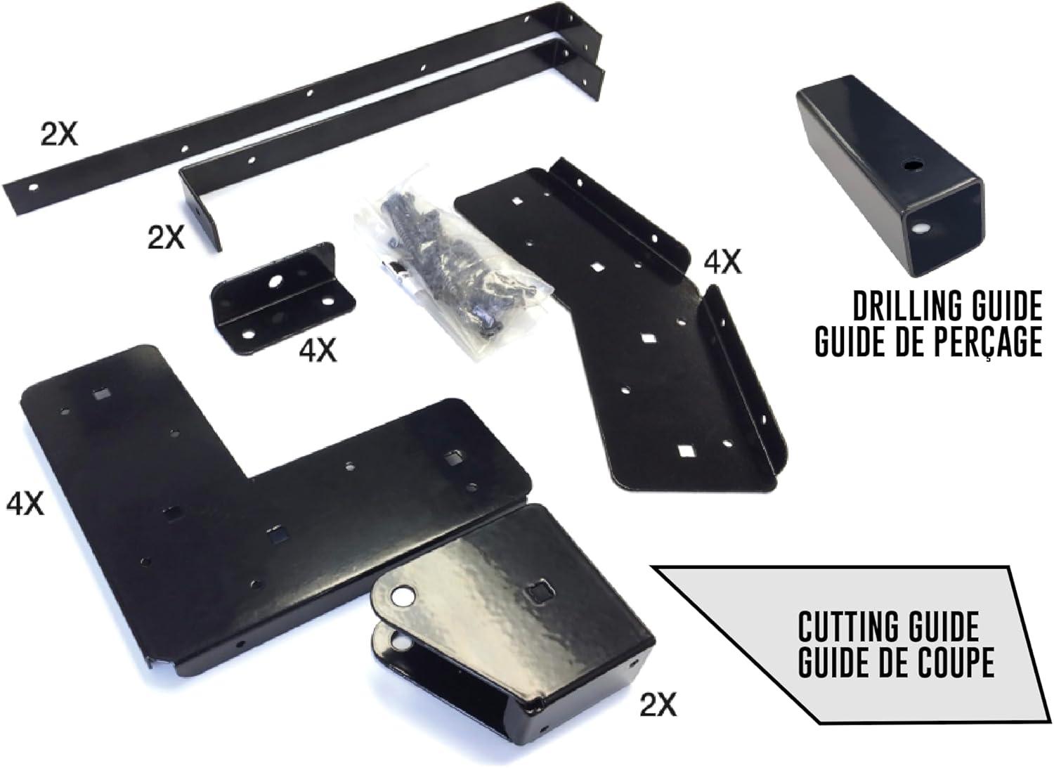 Pylex Swing Brackets for Chair, Outdoor Patio Swings, Wooden Porch Bench, Heavy-Duty Steel DIY Kit - 500 lbs - Steel Bracket Only