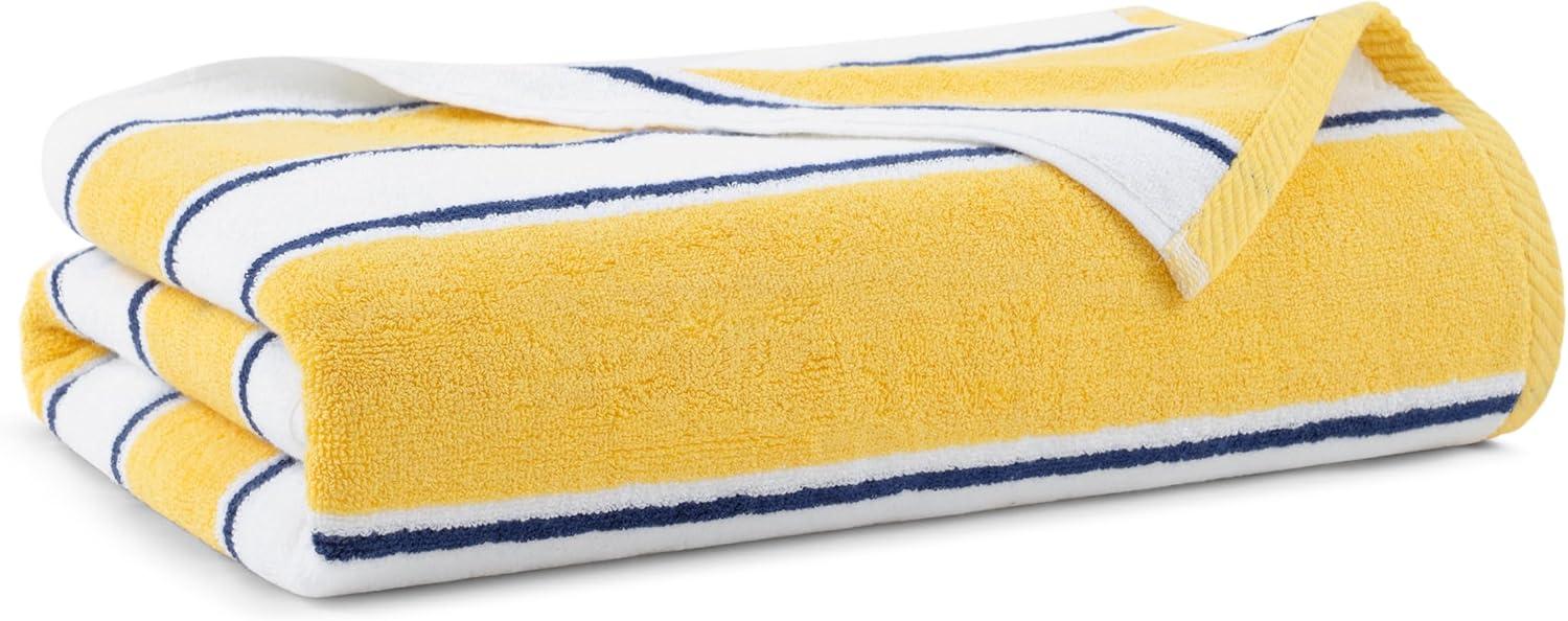 ArkwrightLLC Aston & Arden Pinstriped 100% Cotton Beach Towel 35x70
