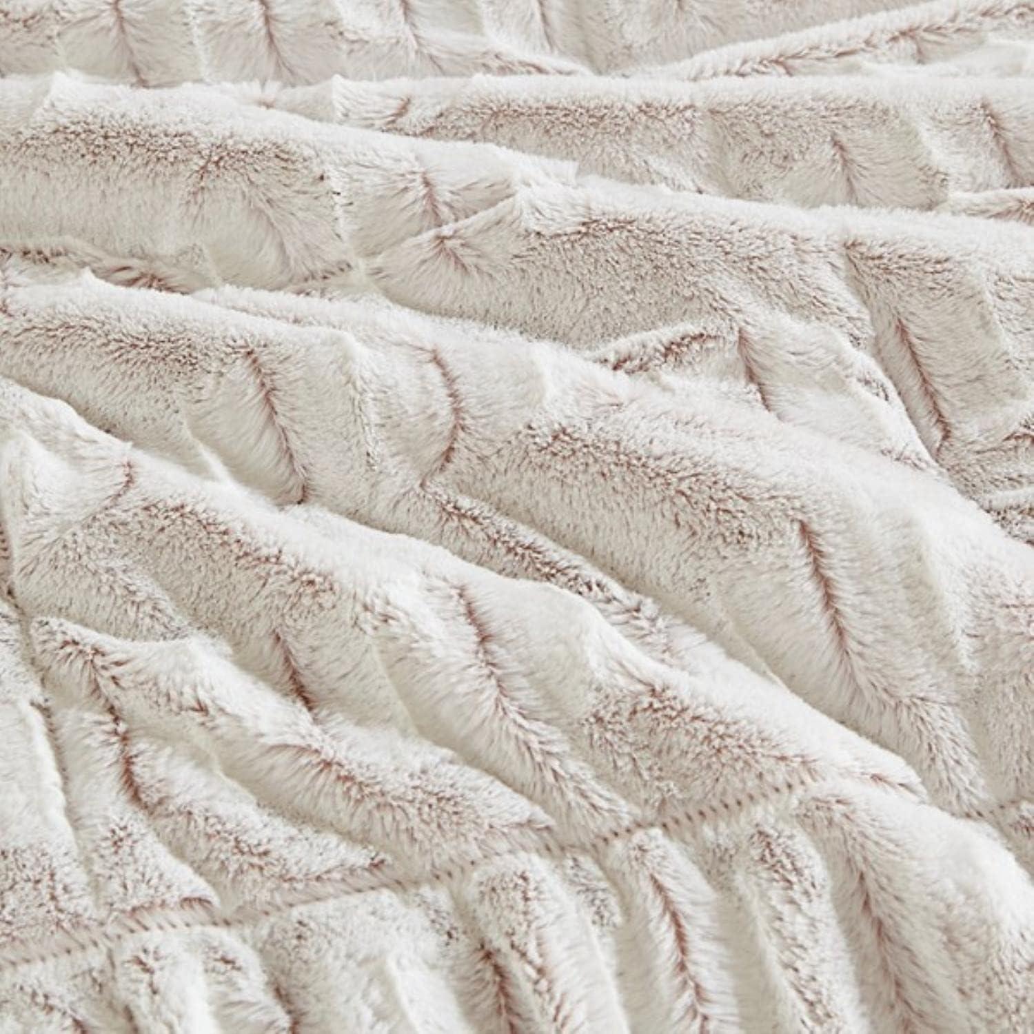 Gia Back Print Long Fur Comforter Mini Set