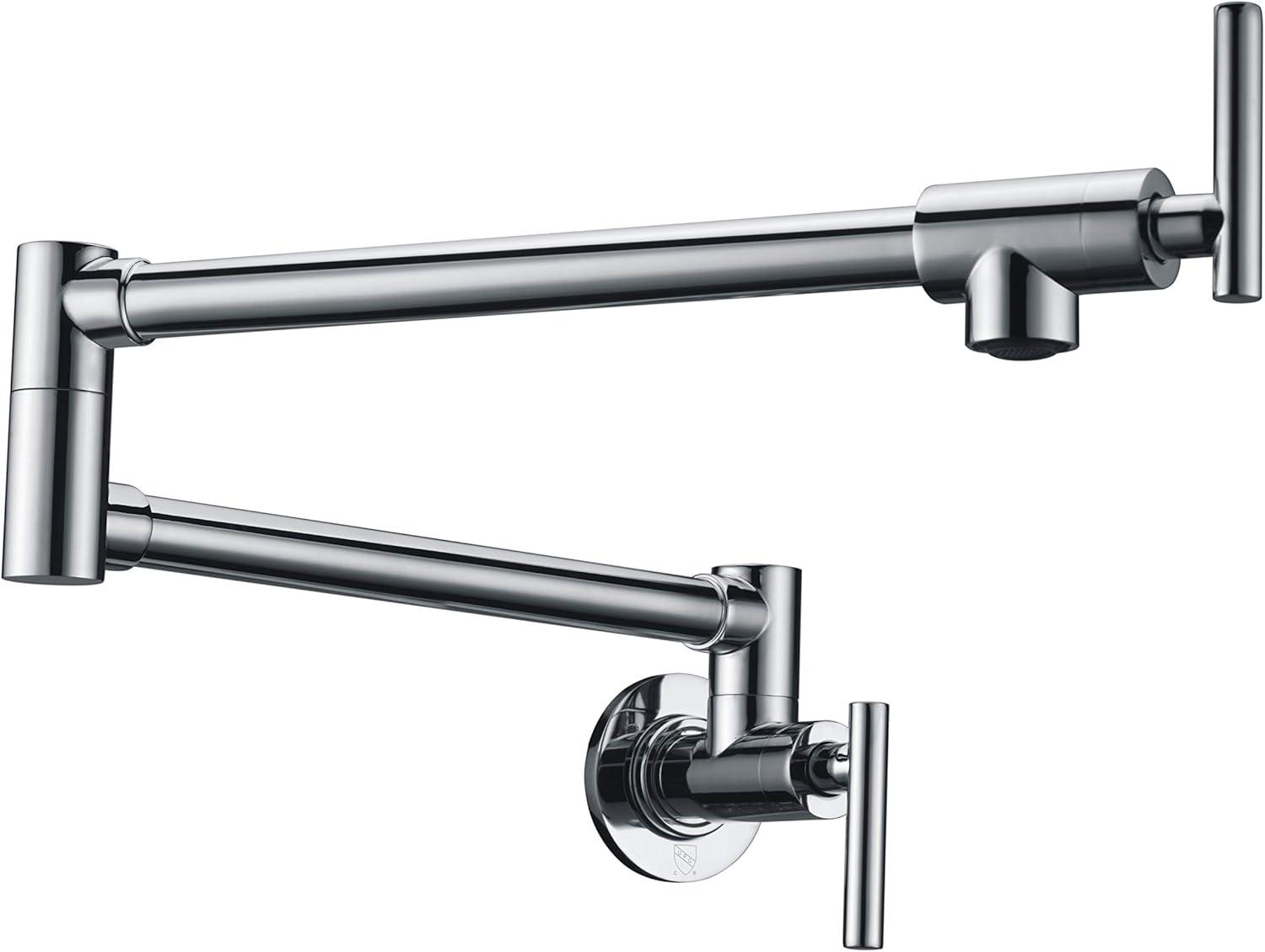 ANZZI ANZZI Braccia Series 24" Wall Mounted Pot Filler With Accessories KF-AZ258CH