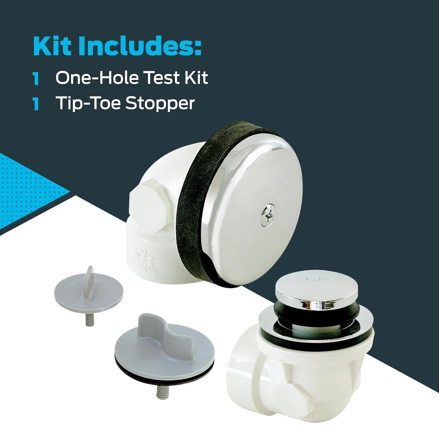 Eastman 35228 Sch. 40 One Hole Bath Waste with Test Kit