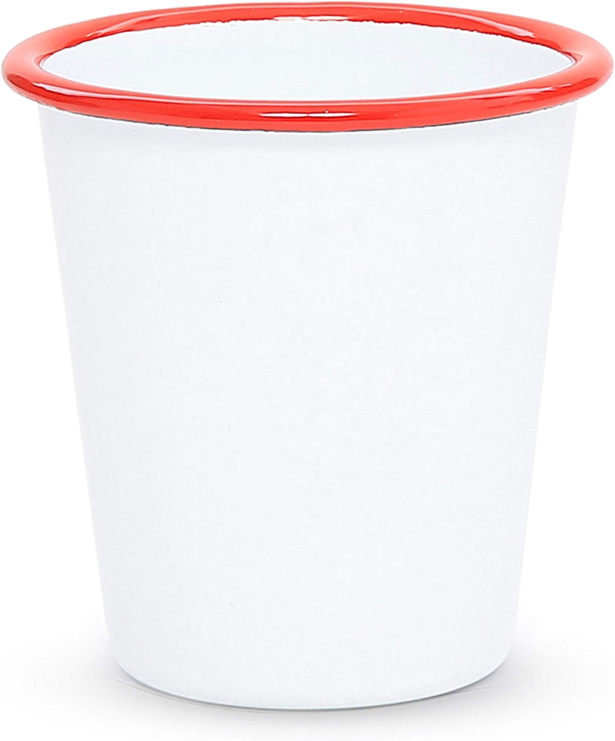 Crow Canyon Home Crow Canyon Enamelware Vintage 10 oz Short Tumblers (Set of 4)
