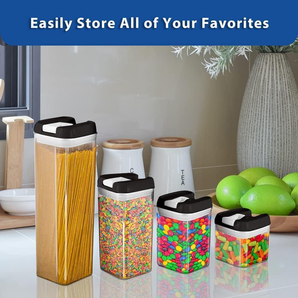 12pcs Airtight Food Storage Containers Set Kitchen and Pantry Organization