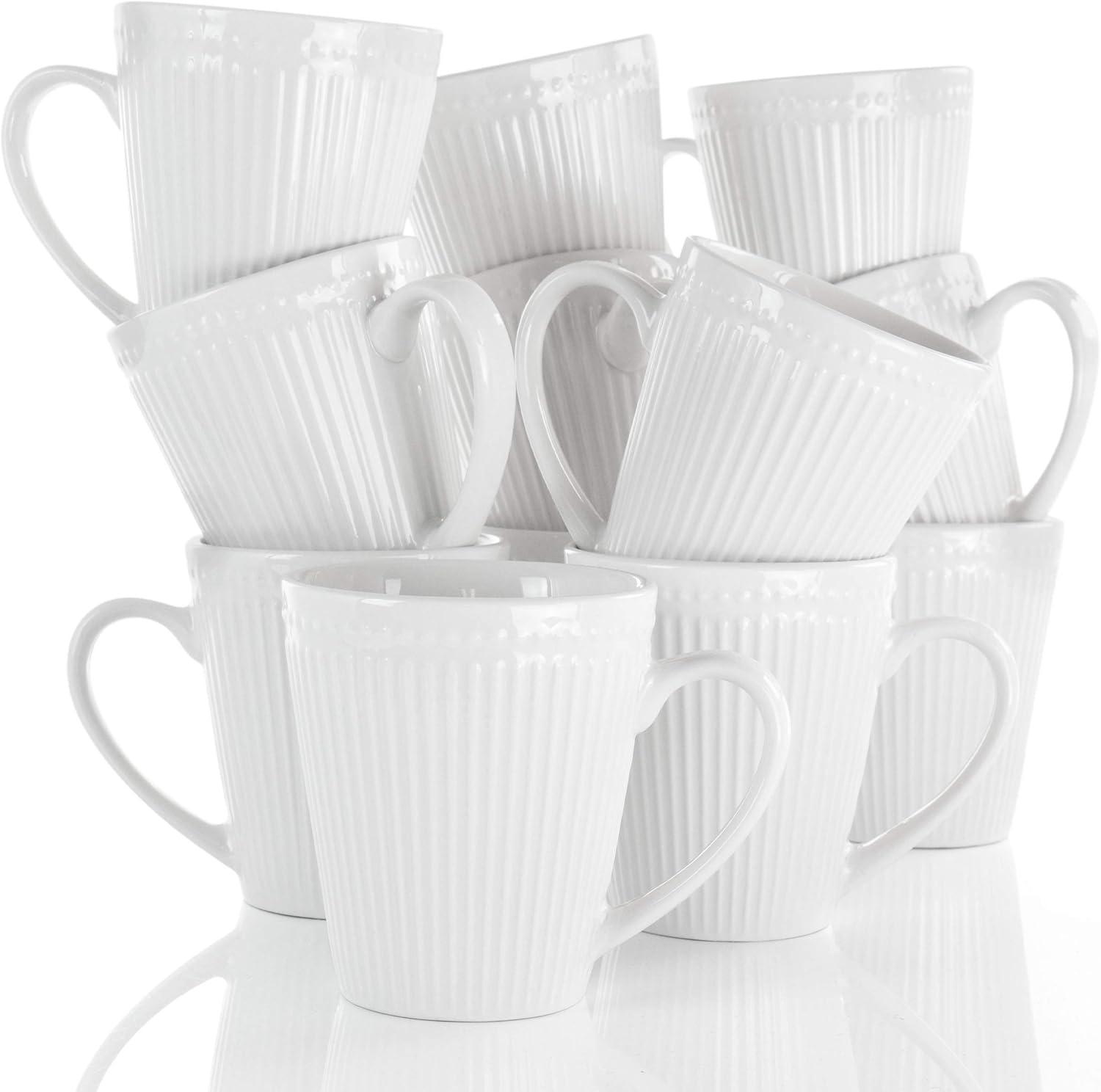 Elama 12 Piece Coffee Mug Set (Set of 12)