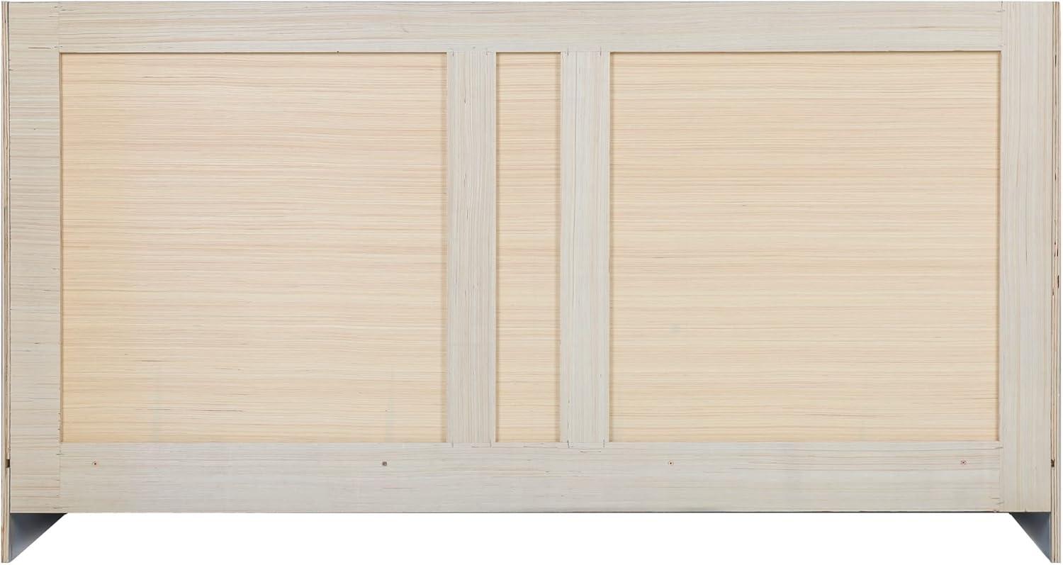 Design House Brookings 60 Inch Bathroom Vanity, Ready to Assemble, Solid Wood, Sherwin Williams – Design House, 599019-