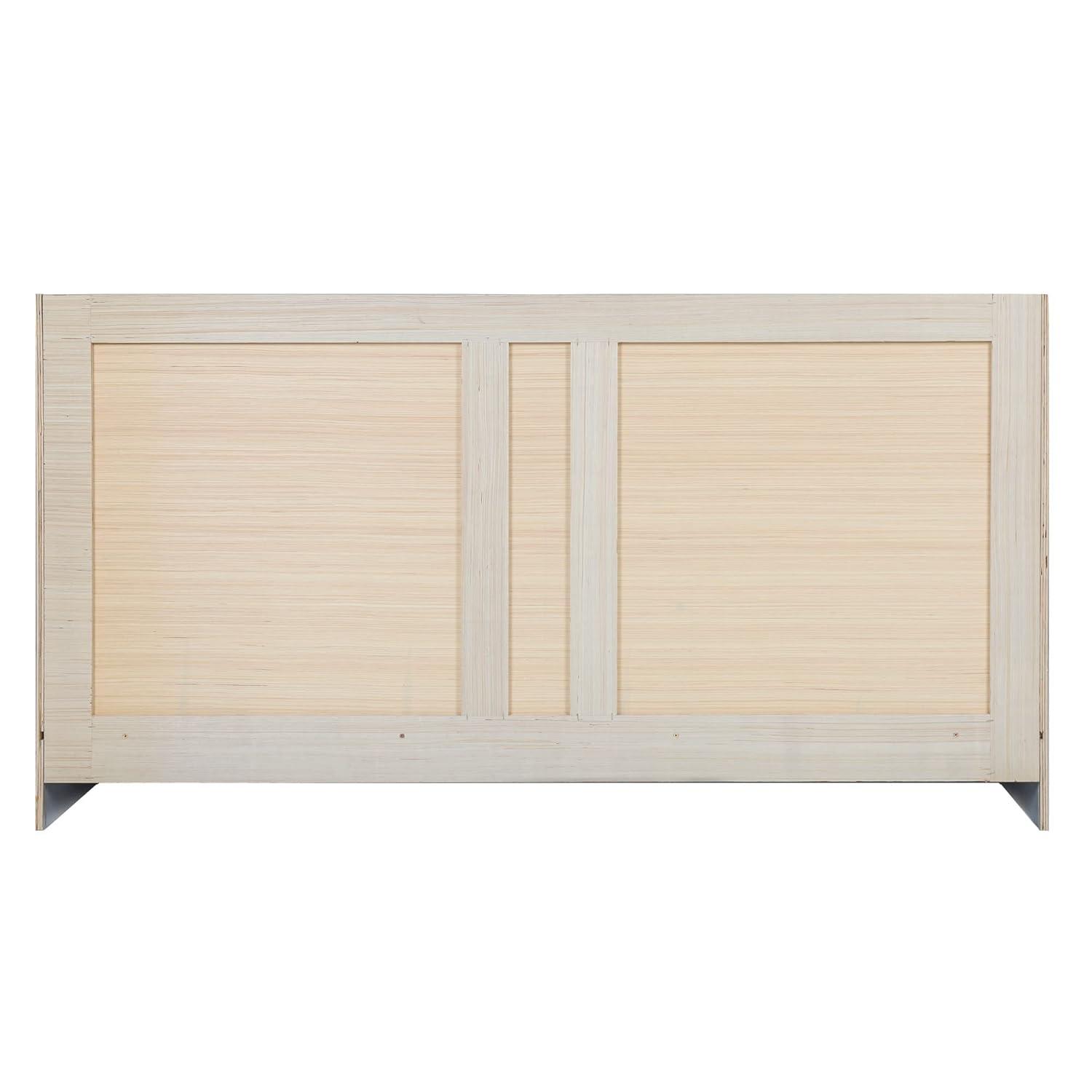 Design House Brookings 60 Inch Bathroom Vanity, Ready to Assemble, Solid Wood, Sherwin Williams – Design House, 599019-