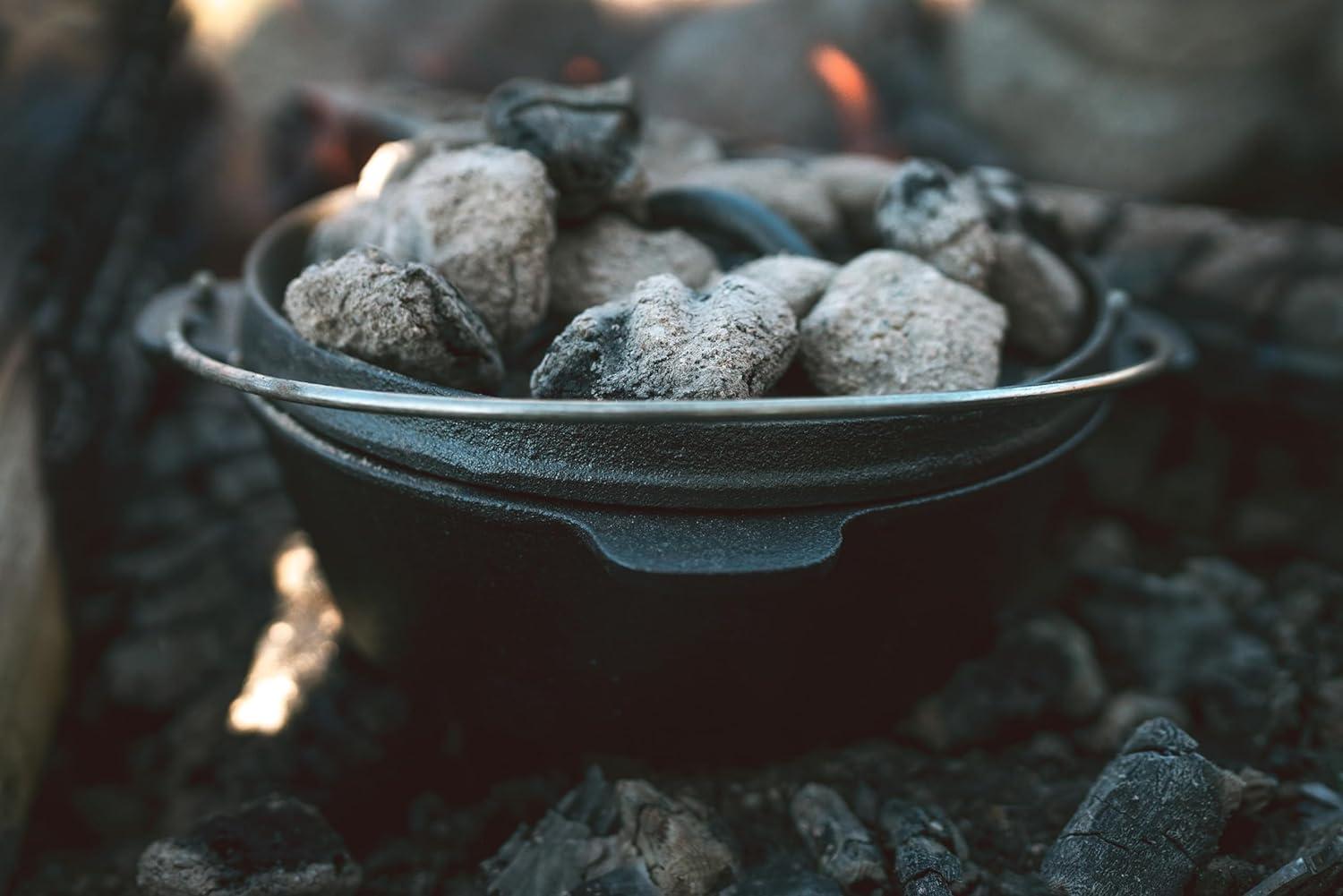 Stansport Stansport 2 QT Pre-Seasoned Cast Iron Dutch Oven with Legs
