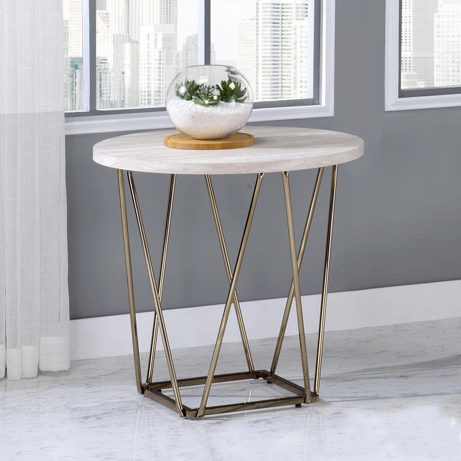 Rayne Round End Table - Steve Silver Co.