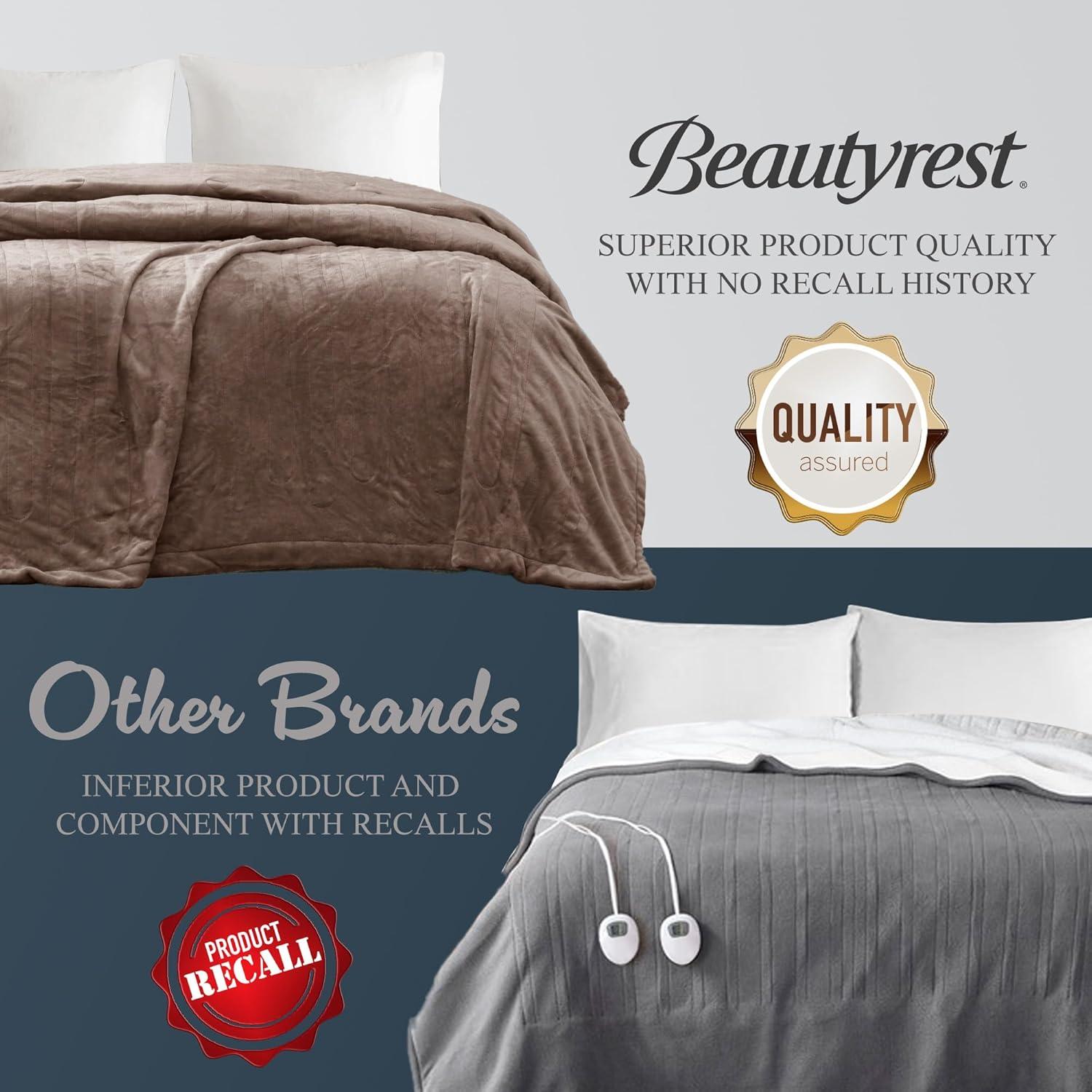 Beautyrest Heated Plush Blanket