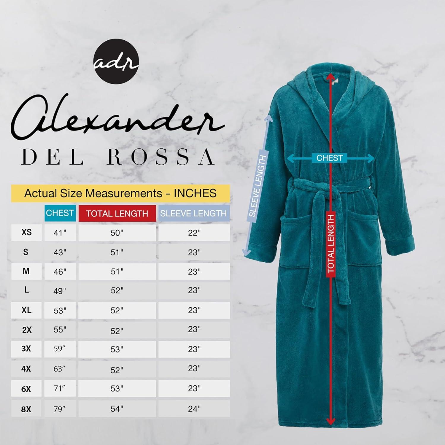 ADR Womens Robes Long Plush, Robes for Women Bathrobe, Plus Size Robe Fuchsia Medium
