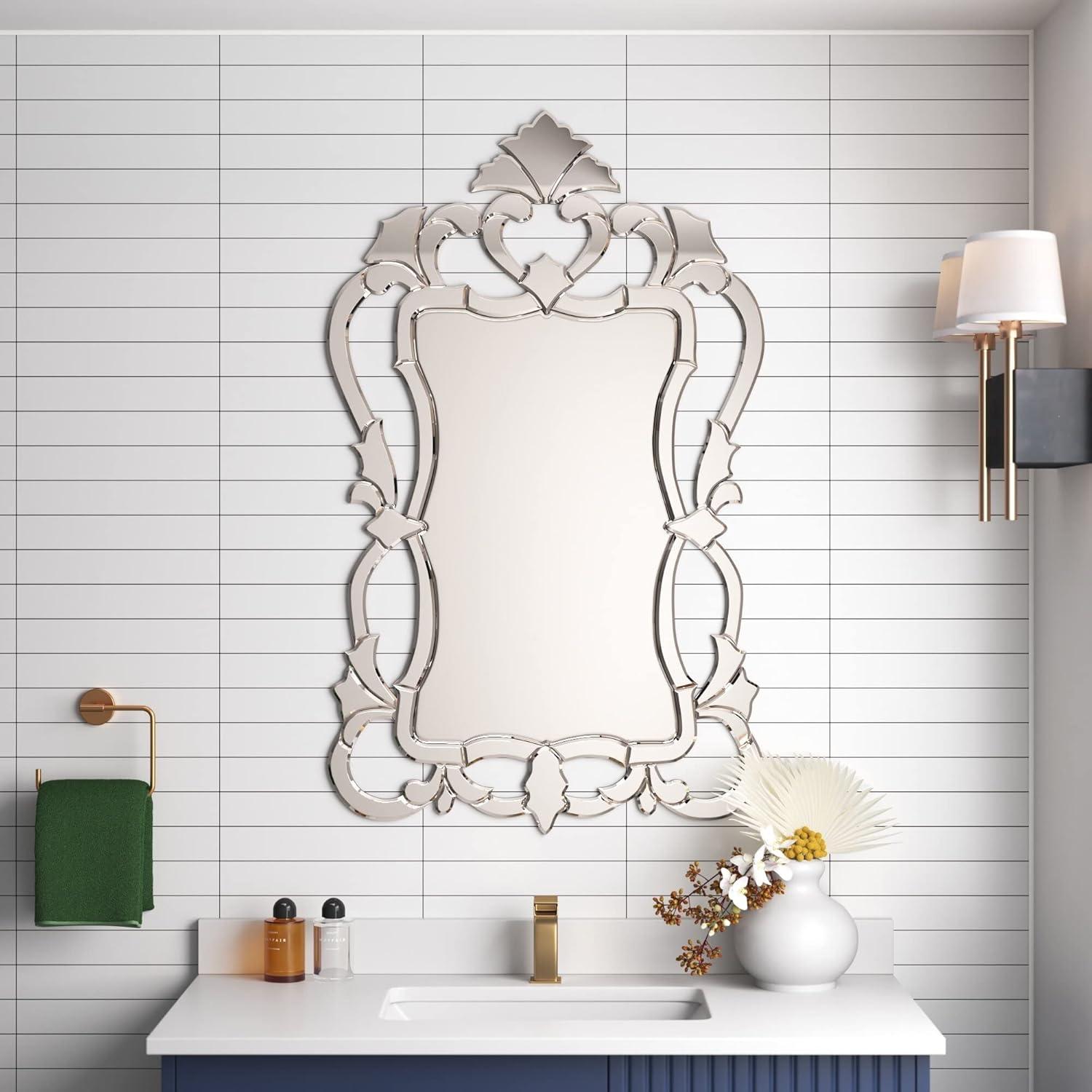 Howard Elliott Contessa Wall Mirror 26W x 43H in.