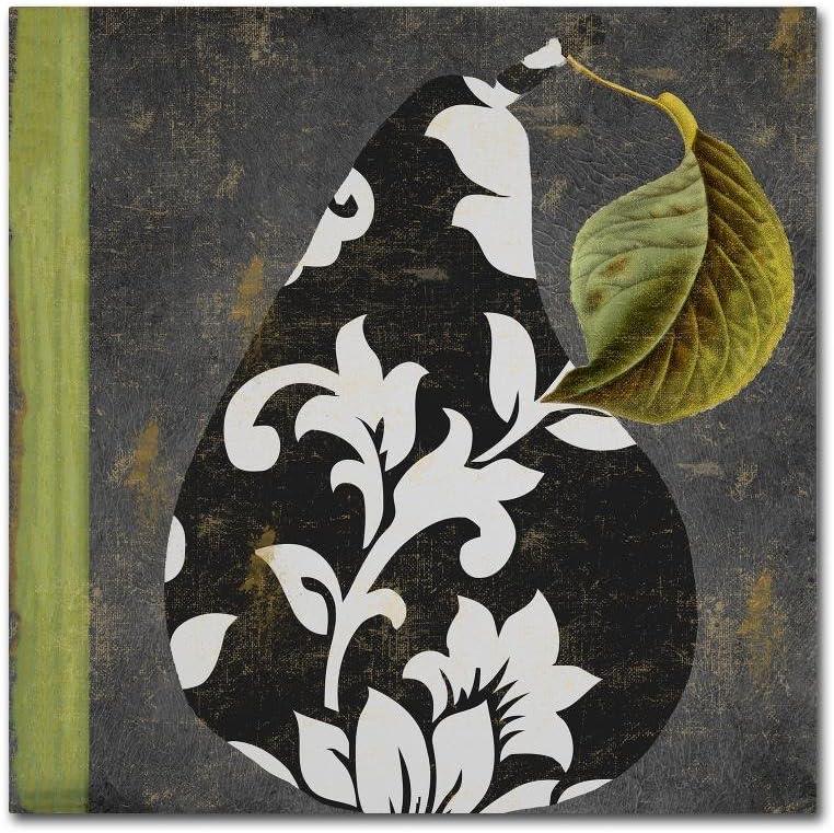 Trademark Fine Art 'Decorative Pear II' by Color Bakery Graphic Art on Wrapped Canvas | Wayfair