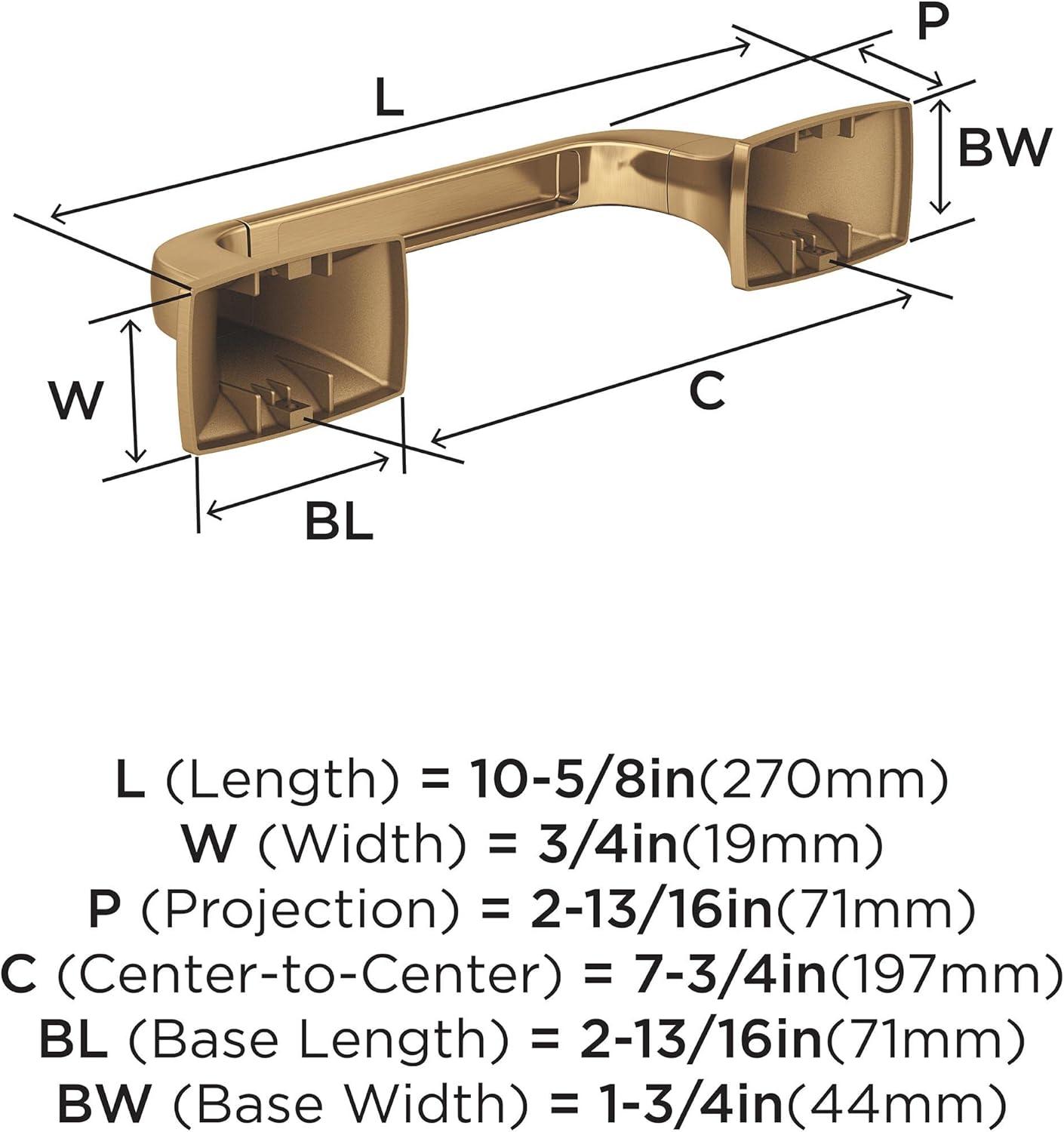 Champagne Bronze Pivoting Double Post Toilet Paper Holder