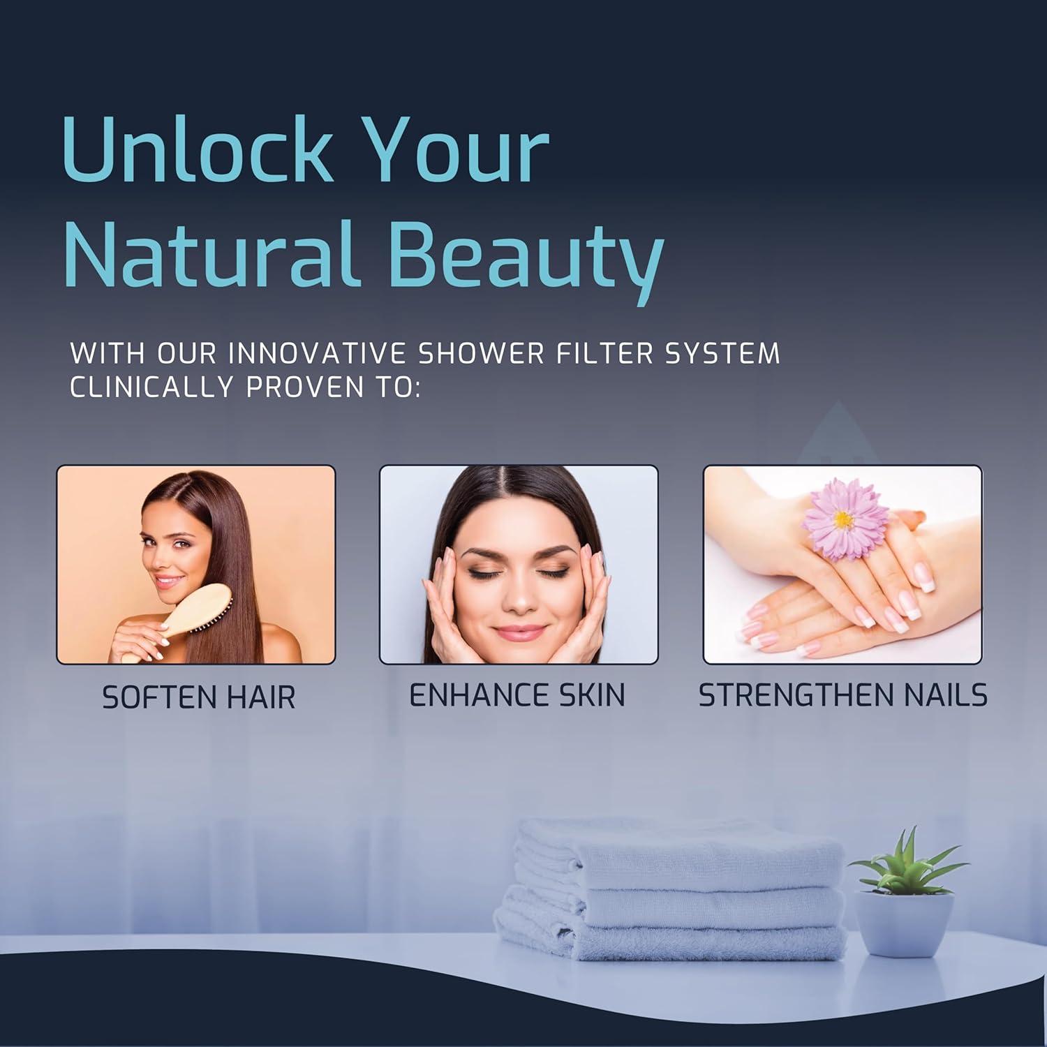 Rain Fixed Shower Head 2.5 GPM GPM with Water Filtration