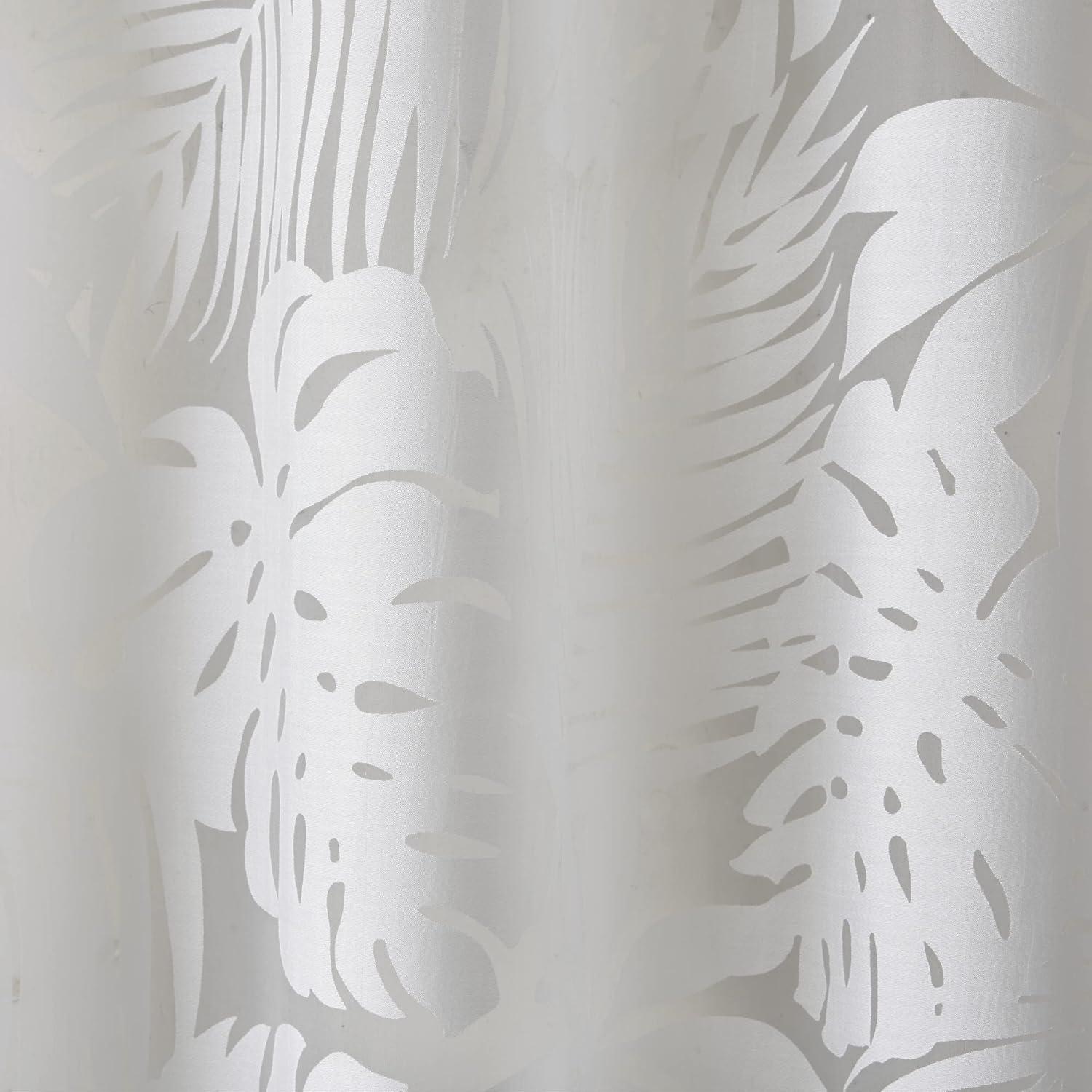 Leilani Palm Leaf Burnout Window Sheer